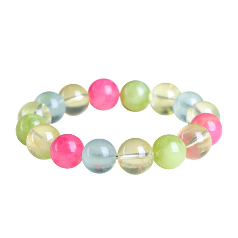 Natural Multi-Gemstone Crystal Bracelet