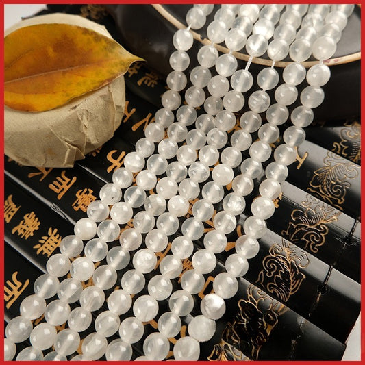 Selenite Round Beads For DIY Bracelets, Necklaces & Jewelry Making