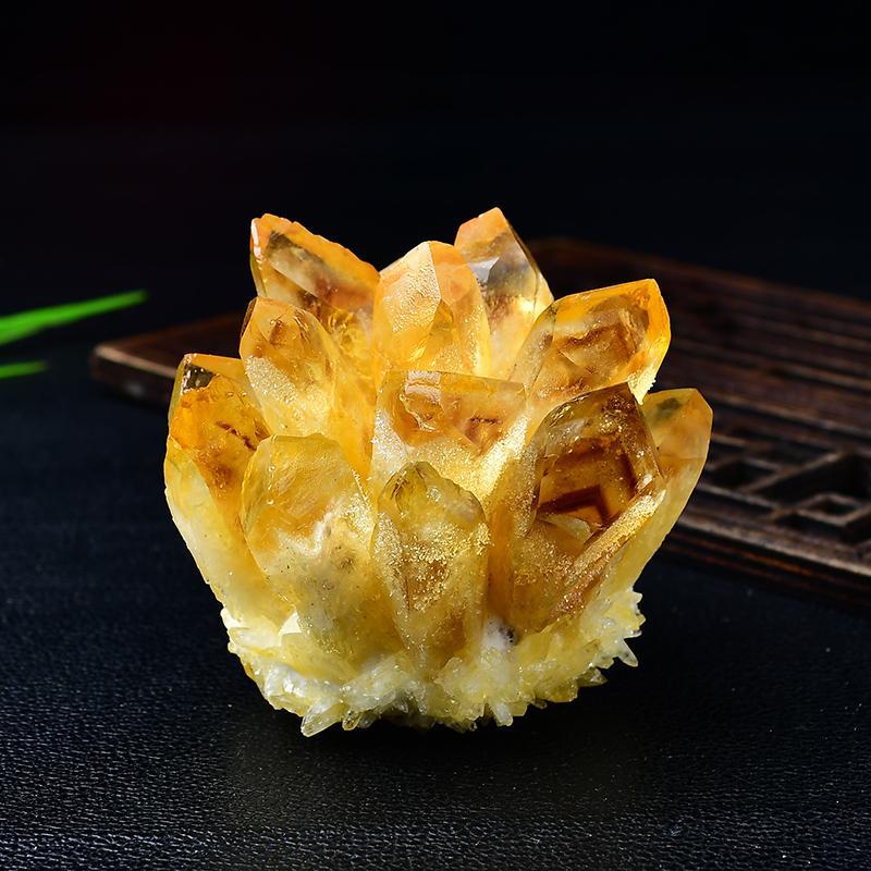 Citrine Crystal Cluster | Genuine Yellow Quartz Mineral Specimen-whispercrystal-best-crystal-store-shop-online