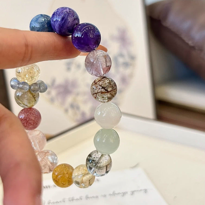 Embrace Positive Energy with Our Natural Multi-Gemstone Bracelet
