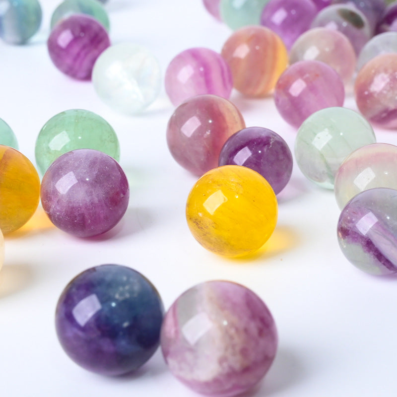 Natural Rainbow Fluorite Mystery Box. Each box contains a hand-selected assortment of genuine rainbow fluorite pieces