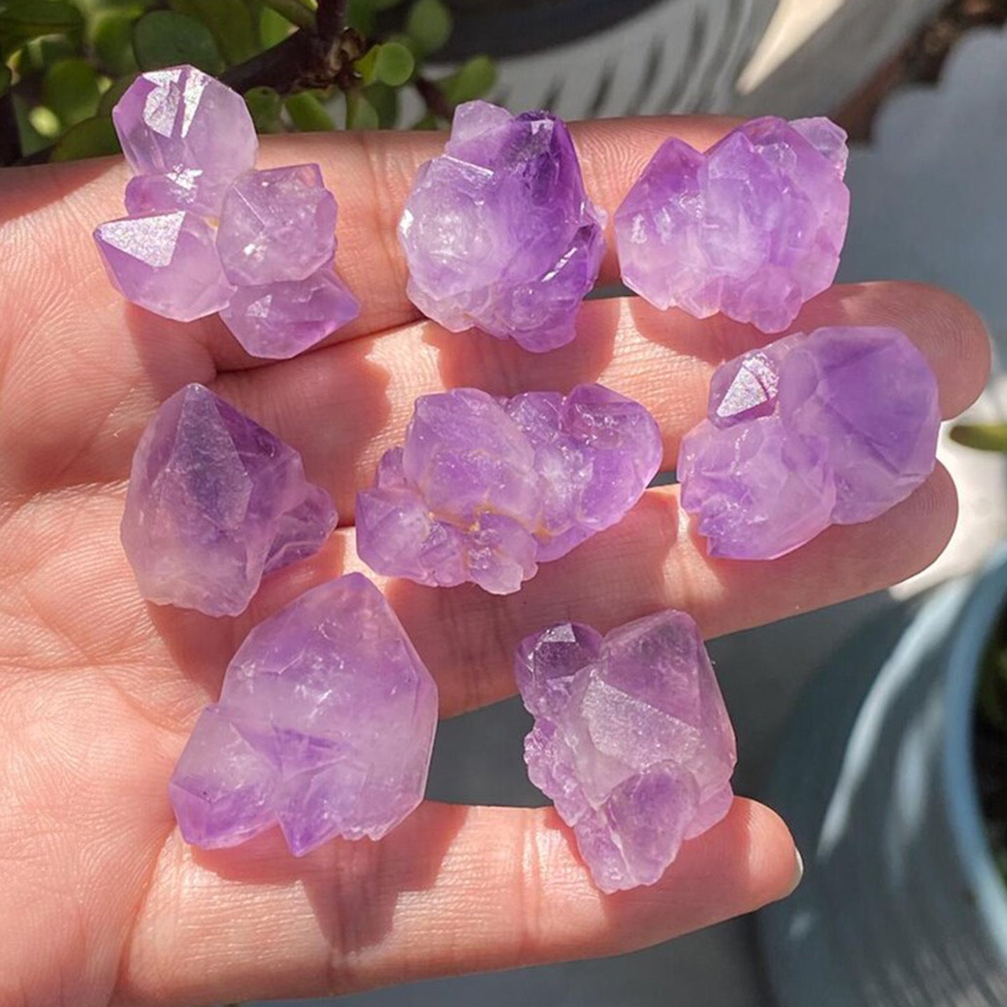 Natural Amethyst Crystal Cluster