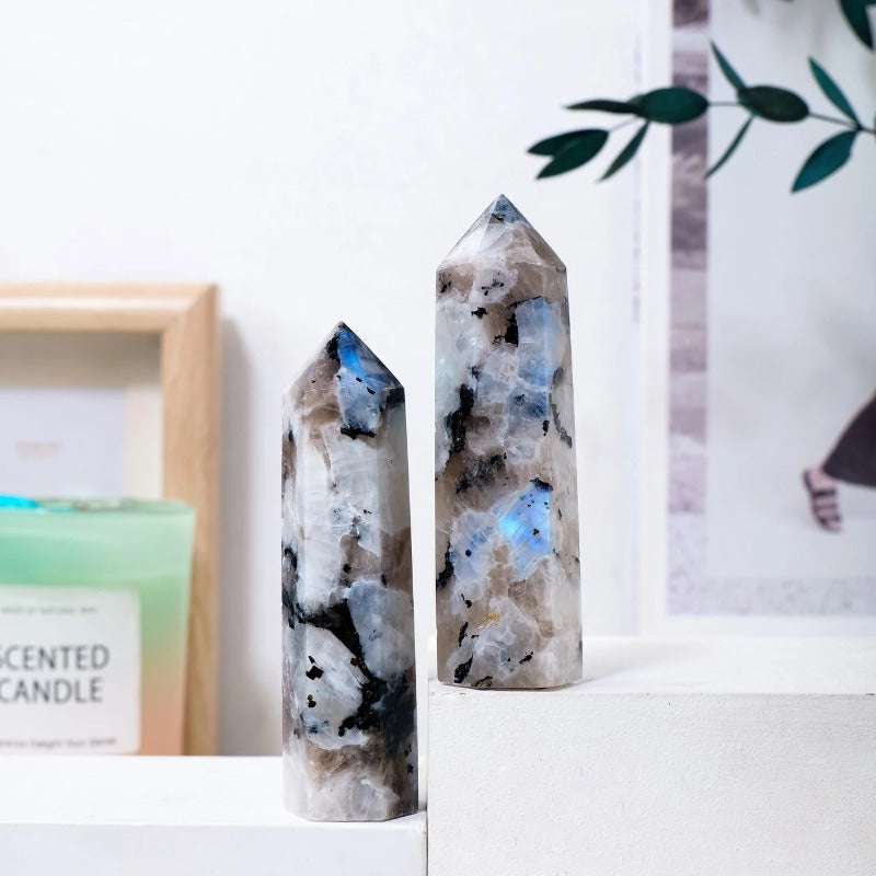 Polished Healing Crystal Wand for Meditation, Reiki & Home Décor | 4–10cm