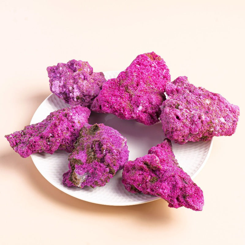 Red Corundum is the mineral family from which ruby is formed
