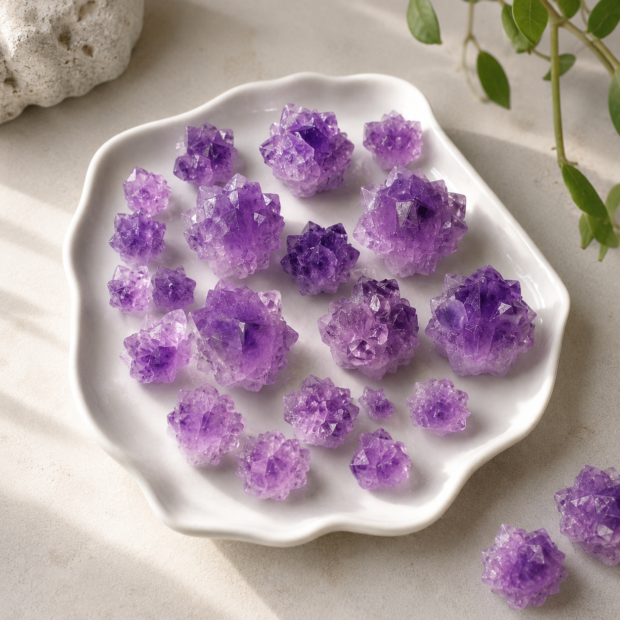 Natural Amethyst Crystal Cluster