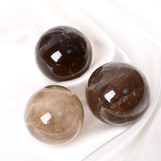 WhisperCrystal™ Natural Smoky Quartz Crystal Sphere