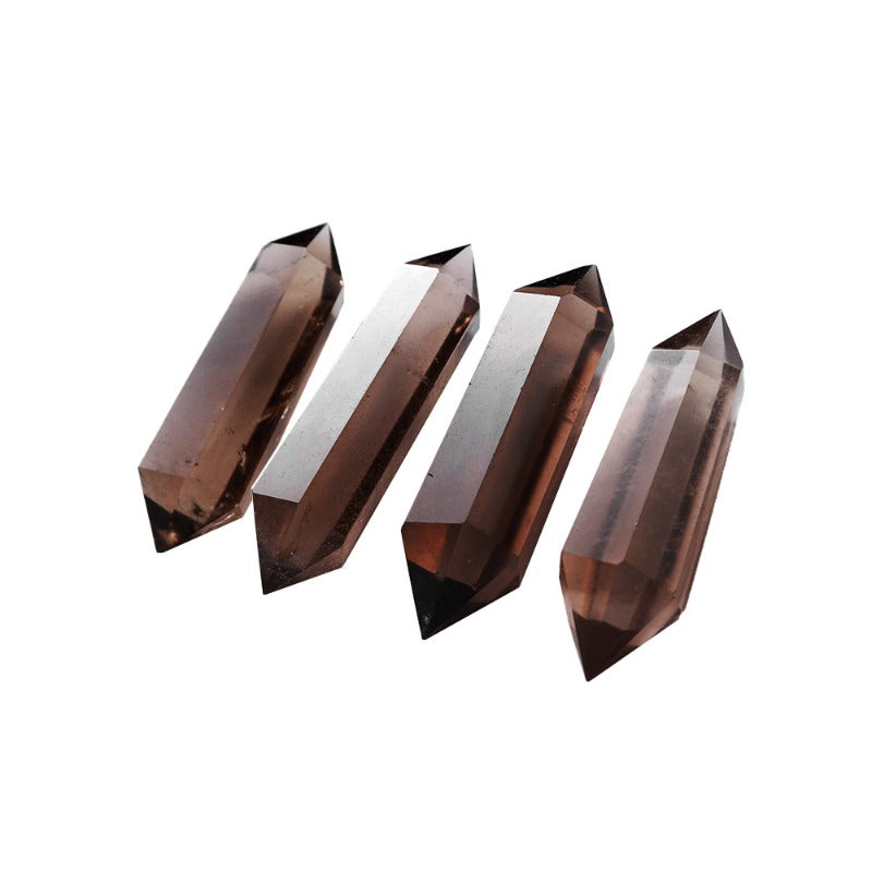 WhisperCrystal™ Unique Smoky Quartz Double Terminated Crystal Point | 4–6cm