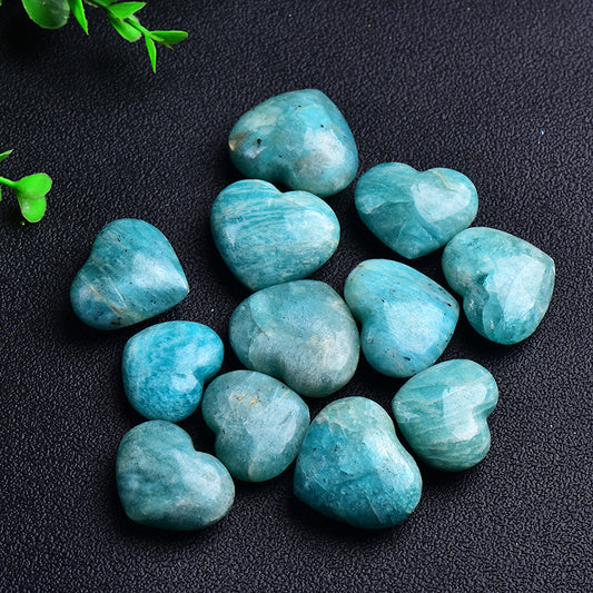 Whispercrystal Amazonite Heart Crystal | Polished Stone of Hope | WhisperCrystal™-0-cib