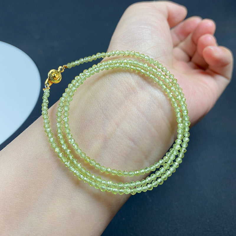 whispercrysatl-August Birthstone Peridot Bracelet | WhisperCrystal